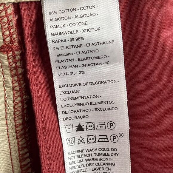 Dockers Shorts Mens 58 Red Ultimate Khaki Flat Front Supreme Flex 9" Inseam - Picture 9 of 16